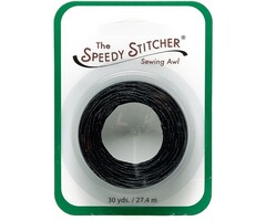 Waxed Polyester Thread 0.85mm Black