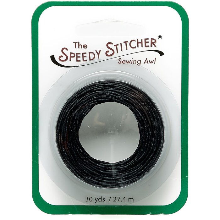 Waxed Polyester Thread 0.85mm Black