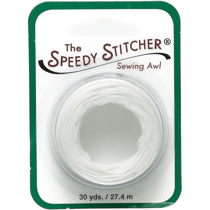 Waxed Polyester Thread 0.85mm White
