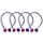 Sail Ties with Ball Ends 60cm Set of 4