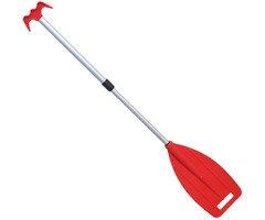 Telescopic and Detachable Paddle with Boat Hook 81-107cm