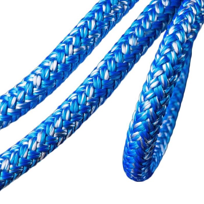 12mm Polyester met Mantel Blauw