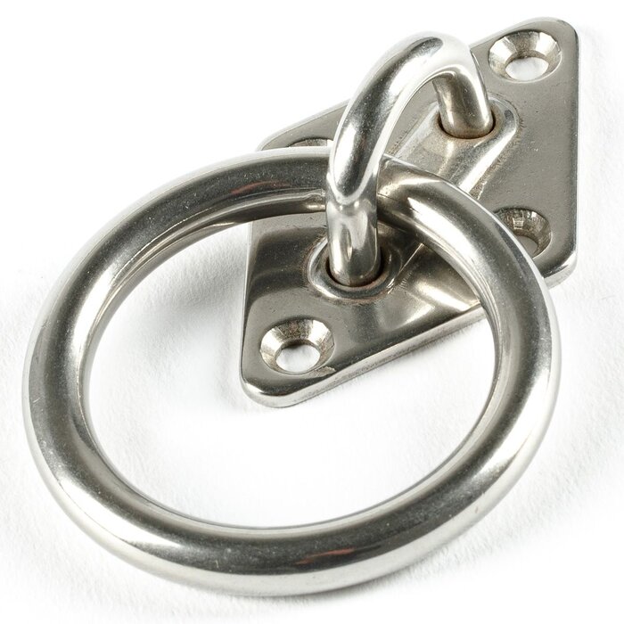 8mm Mooring Ring 67x42mm SS316