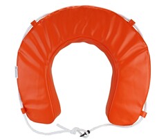 Horseshoe Lifebuoy 59x50cm Orange