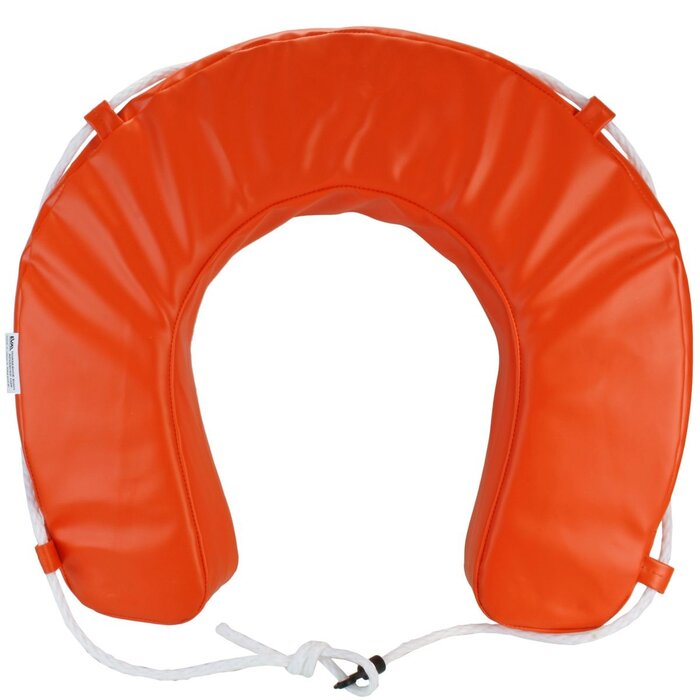 Horseshoe Lifebuoy 59x50cm Orange