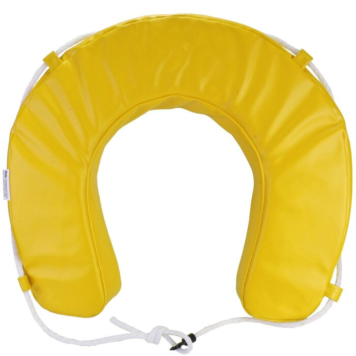 Horseshoe Lifebuoy 59x50cm Yellow