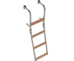 Opvouwbare Zwemtrap Rvs 4 Treden 86x27cm