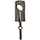 Boat Rail Center Fitting 25mm 90 Degree with Stud SS316