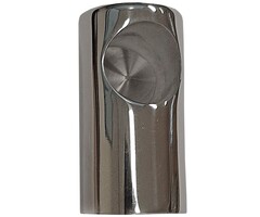 Boat Rail End Fitting 22mm 90 Degree Internal Thread SS316