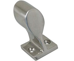 Railinghouder Eindstuk 22mm 60 graden Rvs