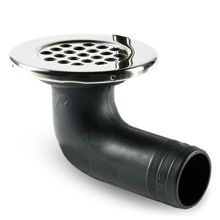 Afvoerputje 90 graden 38mm