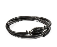 Benzineslang Buitenboordmotor Rubber 8mm x 2m met 45mm Knijpbal