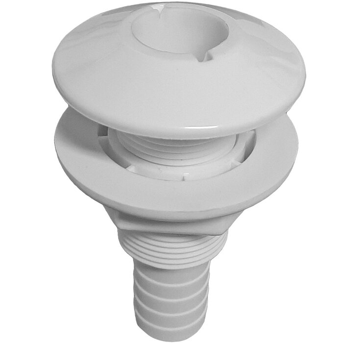 Through Hull Fitting 15mm Nylon