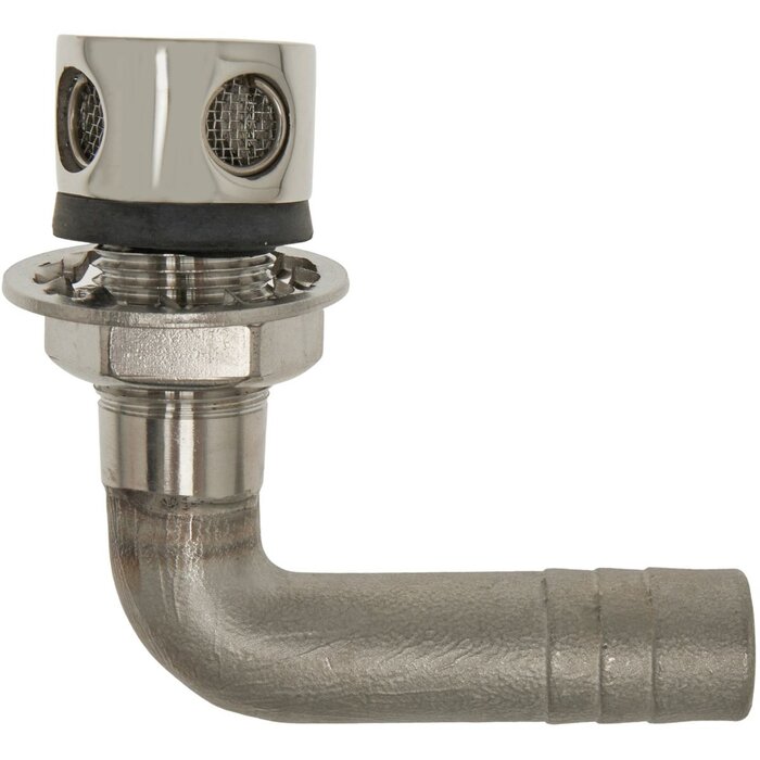 Tank Vent 90 Degree 15mm SS316