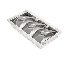 Ventilation Grille Rectangular 210x112mm SS316