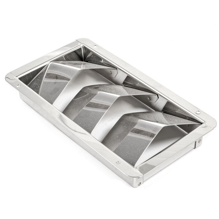 Ventilation Grille Rectangular 210x112mm SS316