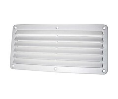 Ventilation Grille Rectangular 256x125mm ABS White