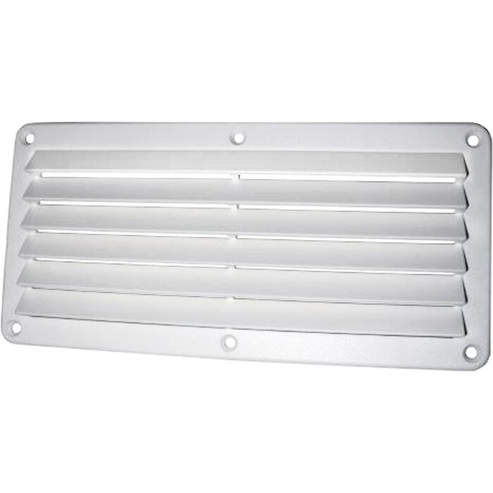 Ventilation Grille Rectangular 256x125mm ABS White