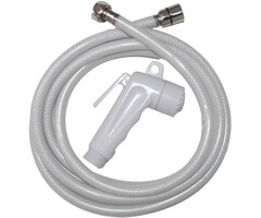 Douchekop met 2,5m Slang Wit