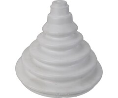 Rubber Kabeldoorvoer Boot 100mm Wit