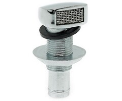 Tankbeluchter 14,5mm Messing Verchroomd