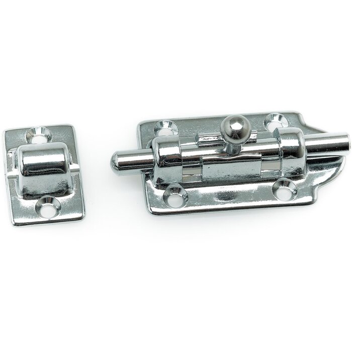 Schuifslot 72x29mm Verchroomd