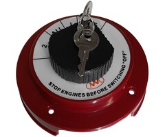 Boat Battery Switch with Lock 250 Ampere 4 Positions