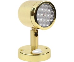 Leeslamp LED 12 Volt 132mm 3,1 Watt Messing