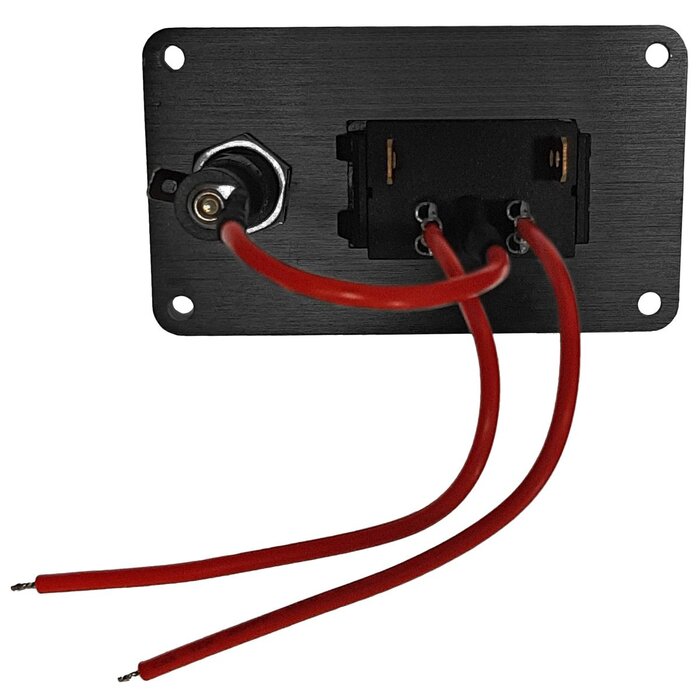 Bilge Pump Switch Panel IP65 Waterproof 3 Way 89x51mm