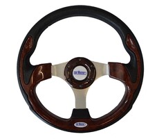 Seamaster Stuurwiel Boot 350mm Houtlook