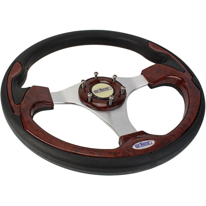 Seamaster Stuurwiel Boot 350mm Houtlook
