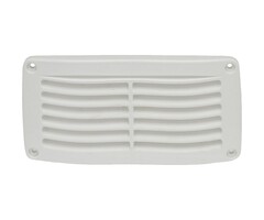 Ventilation Grille Rectangular 210x108mm ABS White