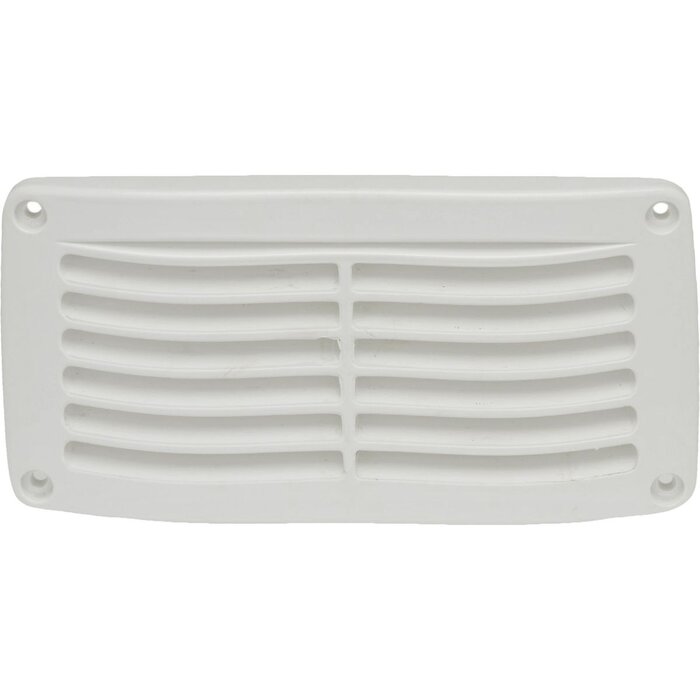 Ventilation Grille Rectangular 210x108mm ABS White