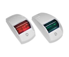 Port & Starboard Navigation Lights 130mm Up To 12m White
