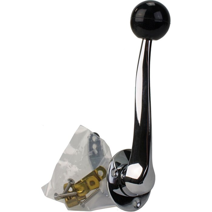 Boat Throttle Control 185mm Side Mount Chrome Plated Brass