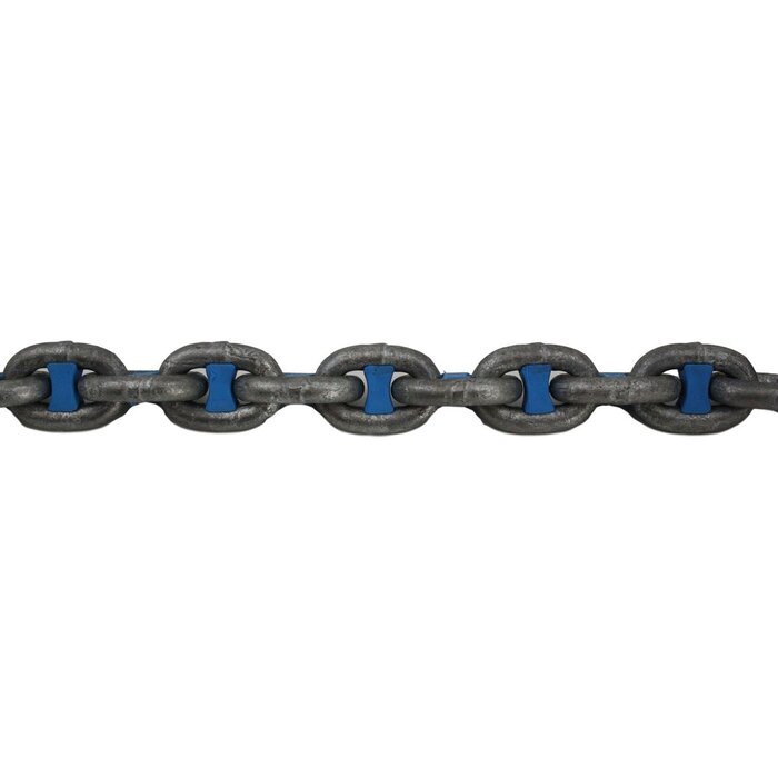 10mm Anchor Chain Markers Set of 8 Blue