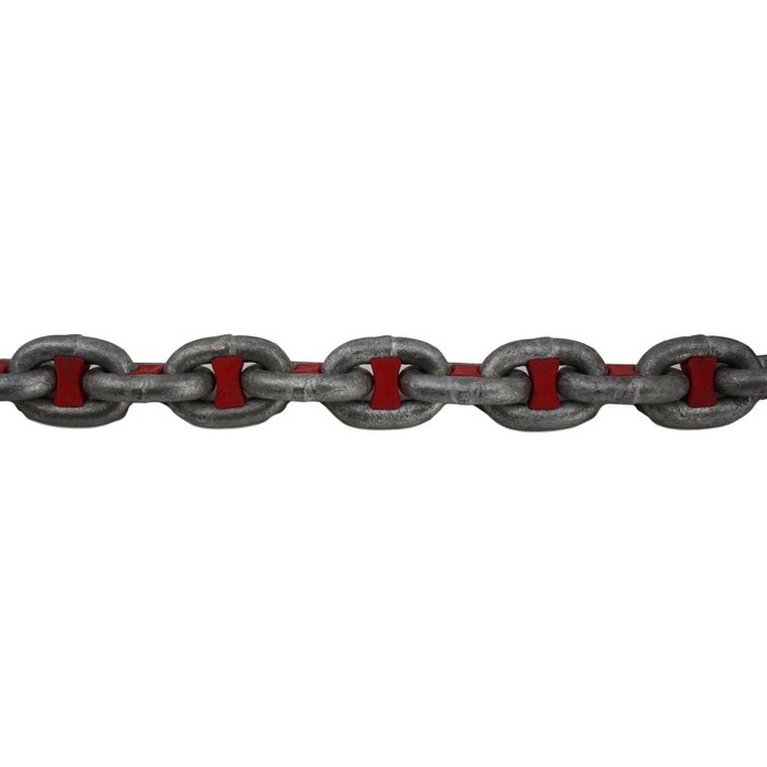 12mm Ankerketting Markering 6 Stuks Rood