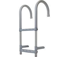 Removable Hook On Boat Ladder 2 Steps 67x30cm Aluminium