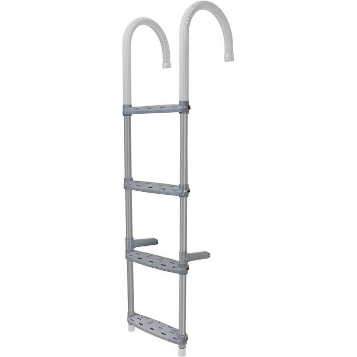 Zwemtrap Aluminium 4 Treden 124x30cm