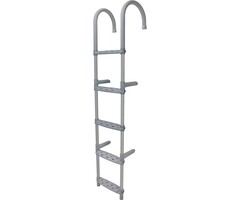 Removable Hook On Boat Ladder 5 Steps 153x30cm Aluminium