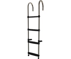 Removable Boat Ladder 4 Steps 124x30cm SS316