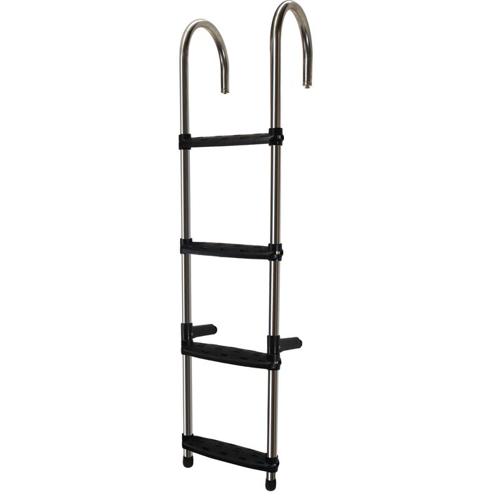 Removable Boat Ladder 4 Steps 124x30cm SS316