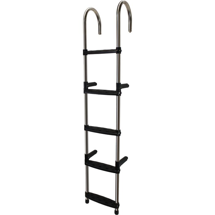 Removable Boat Ladder 5 Steps 153x30cm SS316