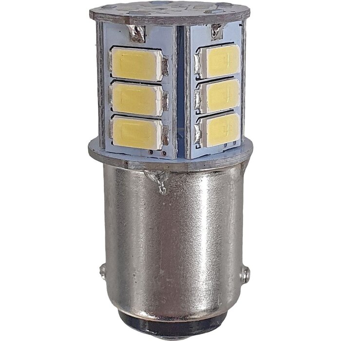 LED Bulb 12V Pure White 6000-6500 BA15
