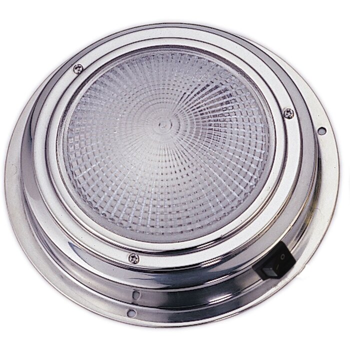 Plafondlamp Boot LED 12 Volt 137mm Rvs