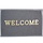 Deurmat Welcome on Board 57x37cm Grijs