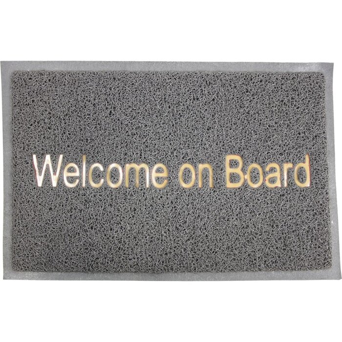 Boat Welcome Mat 57x37cm Grey