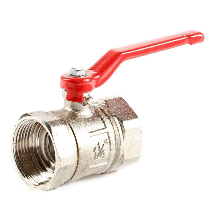 Kogelkraan 1" 1/4 Messing