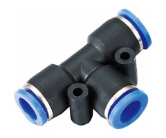 Snelkoppeling Luchtdruk- en Waterslang 12mm T-Stuk