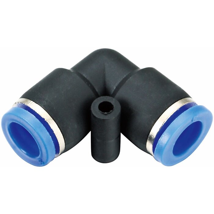 Snelkoppeling Luchtdruk- en Waterslang 12mm Hoekstuk
